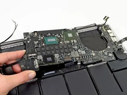 Laptop motherboard repair